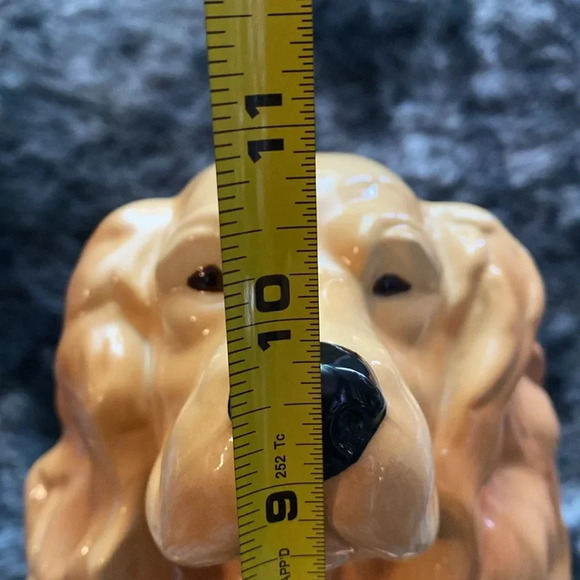Large 10" tall realistic ceramic Spaniel dog statue/ figurine - Picture 13 of 16